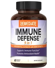 Immune Defense, 9-in-1, Vitamin C & D, Elderberry, Echinacea, Zinc, Selenium, Ga