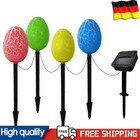 LED Easter Egg Stake Lights Decorative Lawn Lights Cute Solar for Outdoor Decor