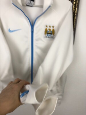 Vintage Nike Manchester City Football Jacket Soccer Track Top