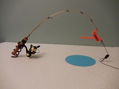 Ice Fishing Tip Up Hook Setter Quickset NEW COLOR BRIGHT ORANGE 3