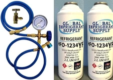 R1234yf, HFO1234yf, Automotive A/C Pro-Recharge Kit Check & Charge-It Gauge