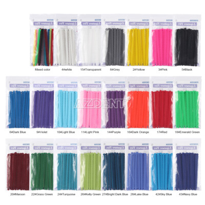 1000Pcs AZDENT Dental Ortho Ligature Ties Elastic Rubber Bands /Bracket Braces