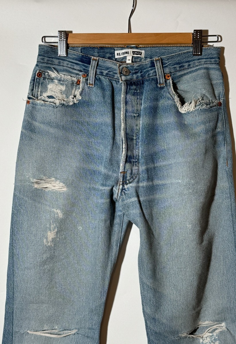 Re/Done Jeans 26. Vintage Repurposed Levi's Denim. 28