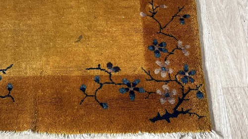 Handmade Antique Art Deco Chinese Rug 3' x 4.10' (91cm x 147cm) 1920s - 2B53 - Picture 8 of 10