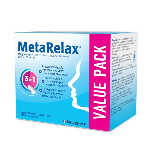 Metagenics Metarelax Per Stress Stanchezza E Tensione Muscolare, 180 Compresse-image
