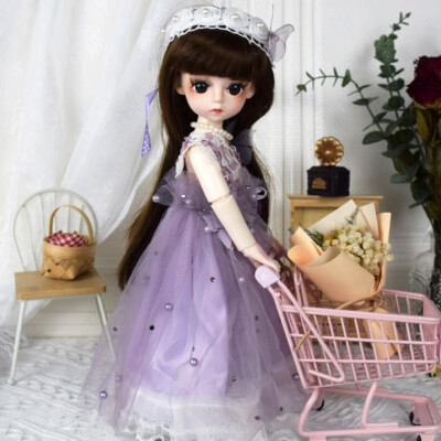 1/6 BJD Doll Toy 12 in Cute Girl Doll with Princess Dress Shoe