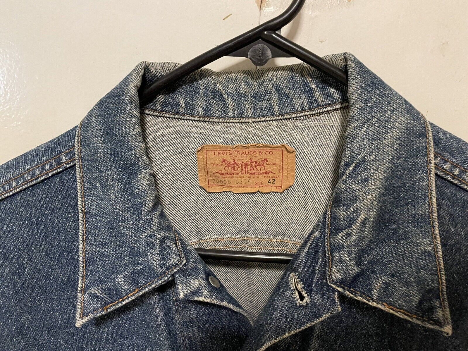 LEVI'S Made & Crafted French Tulle Denim Trucker Jacket