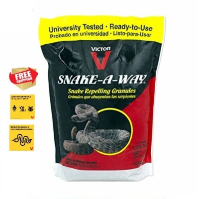 Victor Snake-A-Way Snake Repelling Granules VP364B , 4lb bag - Brand New