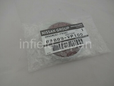 Genuine Nissan 90-00 300ZX Fairlady Z Z32 Front Z Emblem Red Badge