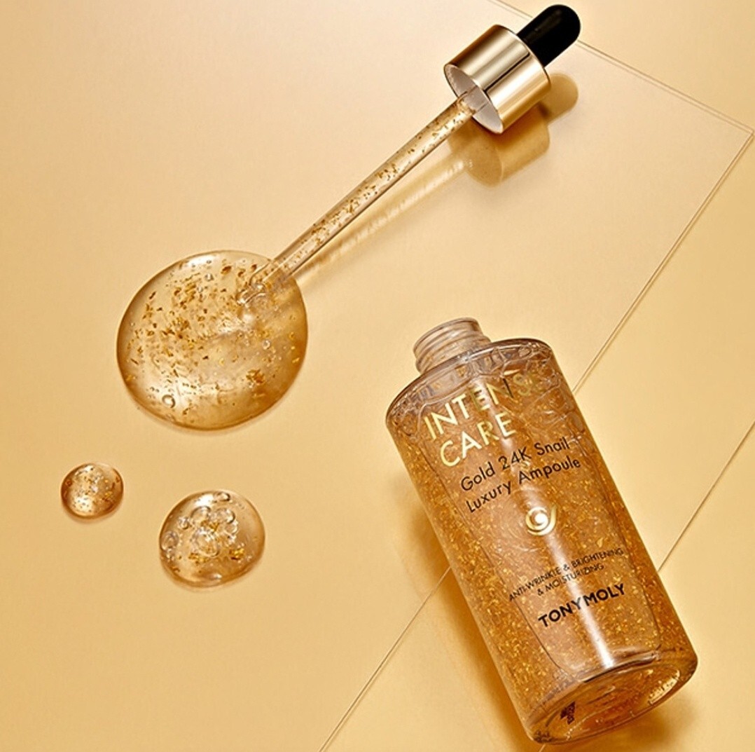 TONYMOLY Intense Care 24k Gold Snail Luxury Ampoule 100ml K-Beauty