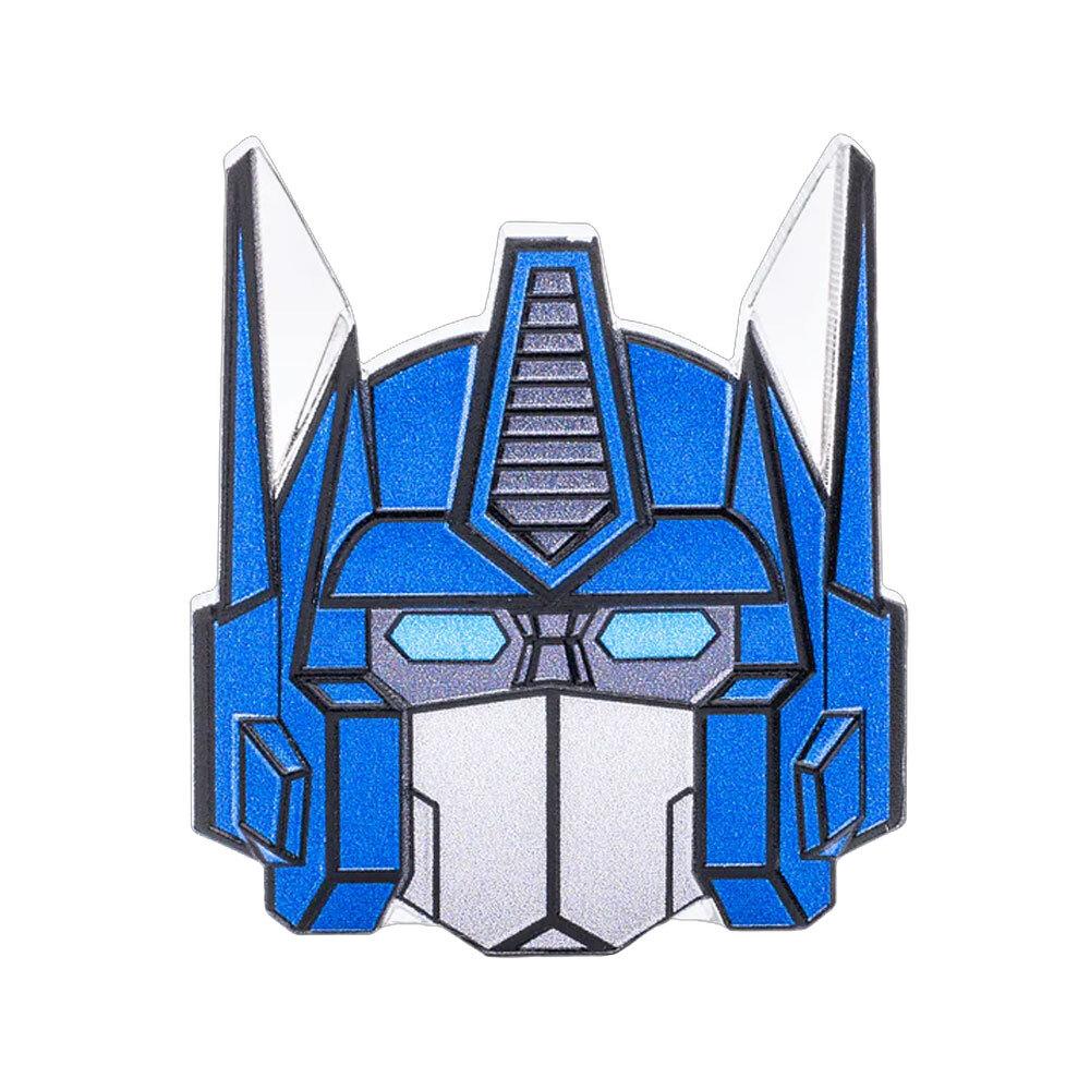 2024 Transformers Heads Optimus Prime 1-oz Silver Coin By