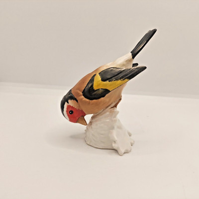 Goebel Figur Stieglitz Vogel matt 70er Jahre