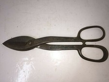 Crescent Tool Co Jamestown NY Made in USA No S411 11" Tin Snips Shears Vintage