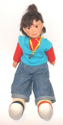 Vintage Galoob Toys Punky Brewster 20'' Doll with Key Necklace (1984) PLEASE READ