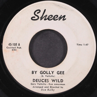 Deuces Wild: By Golly Gee / Nur The Boy Next Door Glanz 7 '' Einzel 45 RPM