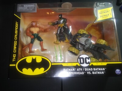 Spin Master DC The Caped Crusader COPPERHEAD VS. BATMAN Batman ATV / Quad SEALED