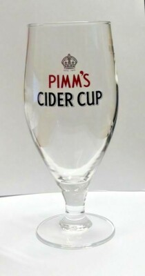 2 x Pimms Apfelwein Tasse Pint Gläser 20oz Brandneu CE Gestempelt Original Sehr Selten
