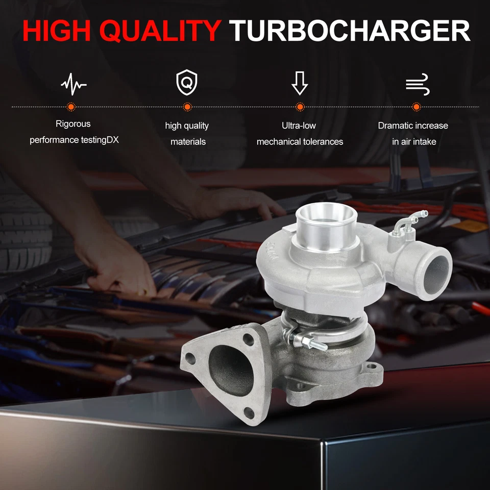 Turbocompresor turbo para 87-1999 Mitsubishi Pajero MONTERO 2,5 L 4D56TD Foto 2 de 4