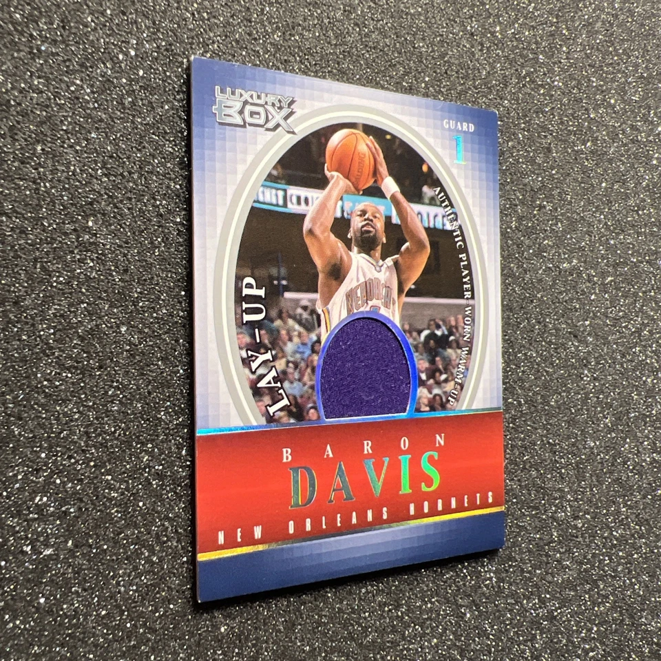 2004-05 Topps Luxury Box BARON DAVIS #LU-BD Player Worn JERSEY /500 NBA HORNETS - Image 2 of 4