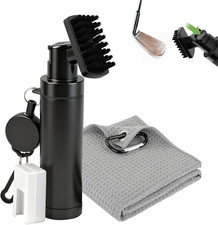 Golf Club Cleaner Brush Non-Leaking Stretchable Golf Brush Groove Cleaner wit...