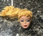 Vintage Barbie Blonde Ponytail #4 Soft Bangs - Doll Head Only