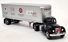 1ST Gear 1/34 International KB-10 Tractor 30' Trailer Texaco Diecast Model Truck