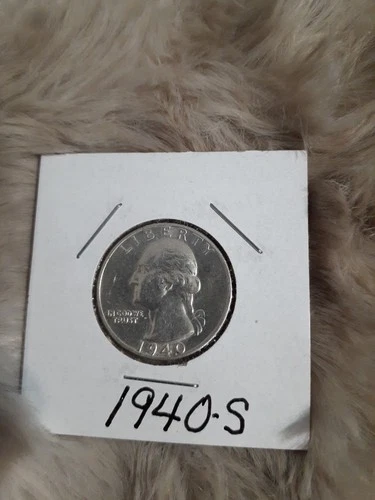 1940-S Washington Quarter Uncirculated San Francisco Mint Silver Good Looking