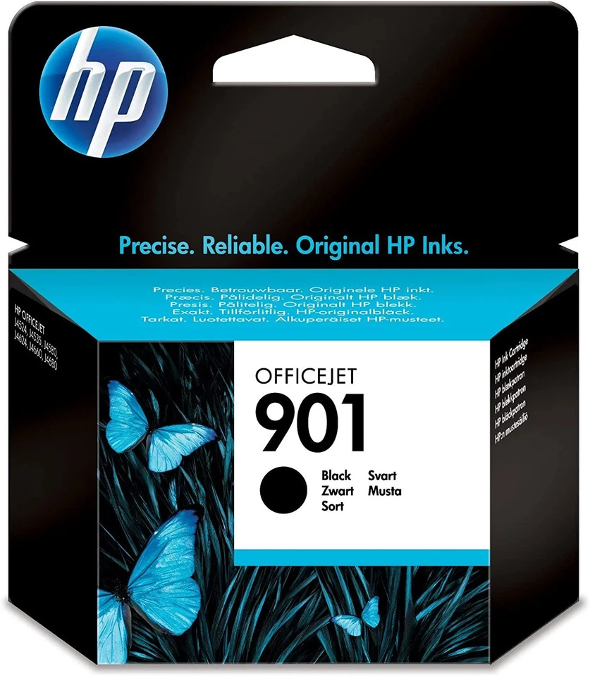 HP 901 cartouche d'encre Noire authentique CC653AE (TVA incluse) - Photo 1/1