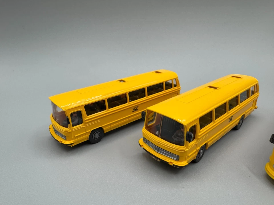 1:87 Wiking Mercedes-Benz 3x O 302 & 6600 H Postbus (DHL) 3x - Bild 3 von 4