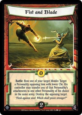 Fist and Blade - Khan's Defiance - Legend of the Five Rings CCG