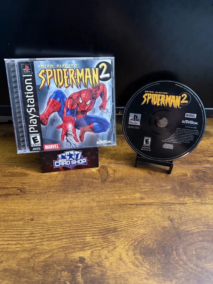 Sony PlayStation 1 Spider-Man 2: Enter-Electro Video Games for
