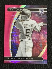 2021 Panini Chronicles - Titan Jose Devers #8 Pink Pulsar Prizm (RC)