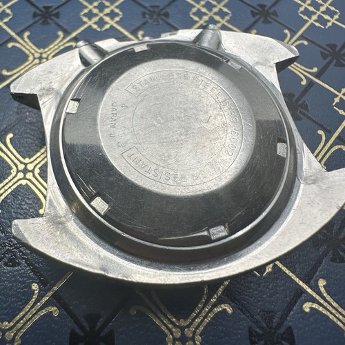 1969 Seiko Pogue RESIST 6139-6002 Chronograph Blue Dial Pepsi Watch For Repair - Picture 7 of 10