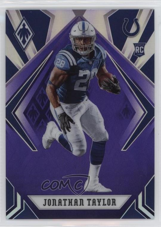 2020 Panini Phoenix Rookies Purple /149 Jonathan Taylor #118 qf4