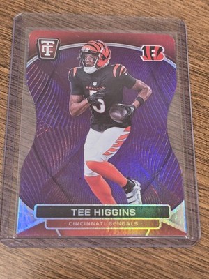 2024 Tee Higgins Bengals Totally Certified Purple Die-Cut #22 /75