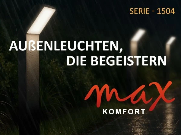 LED Außenleuchte Standleuchte Bewegungsmelder Wandleuchte Außenlampe Wegeleuchte - Bild 3 von 4