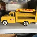 Vintage 1965 Yellow Buddy L Coca Cola Pressed Steel Delivery Truck
