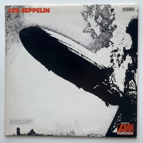 NEAR MINT!! Vtg LED ZEPPELIN 1st Album SELF TITLED Vinyl 1975 PRESSING Lp RECORD
