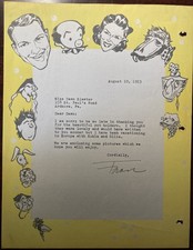 FRAN ALLISON-Typed Letter Signed-"Kukla, Fran and Ollie"-1953-Vintage