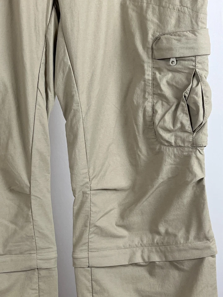 Pantalones cargo Rei Rendezvous para mujer talla 10 caqui convertibles pierna recta senderismo Foto 3 de 4