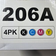 Toner Cartridges 4 Pack with Chip For HP 206A / 206X Sealed NOT OEM