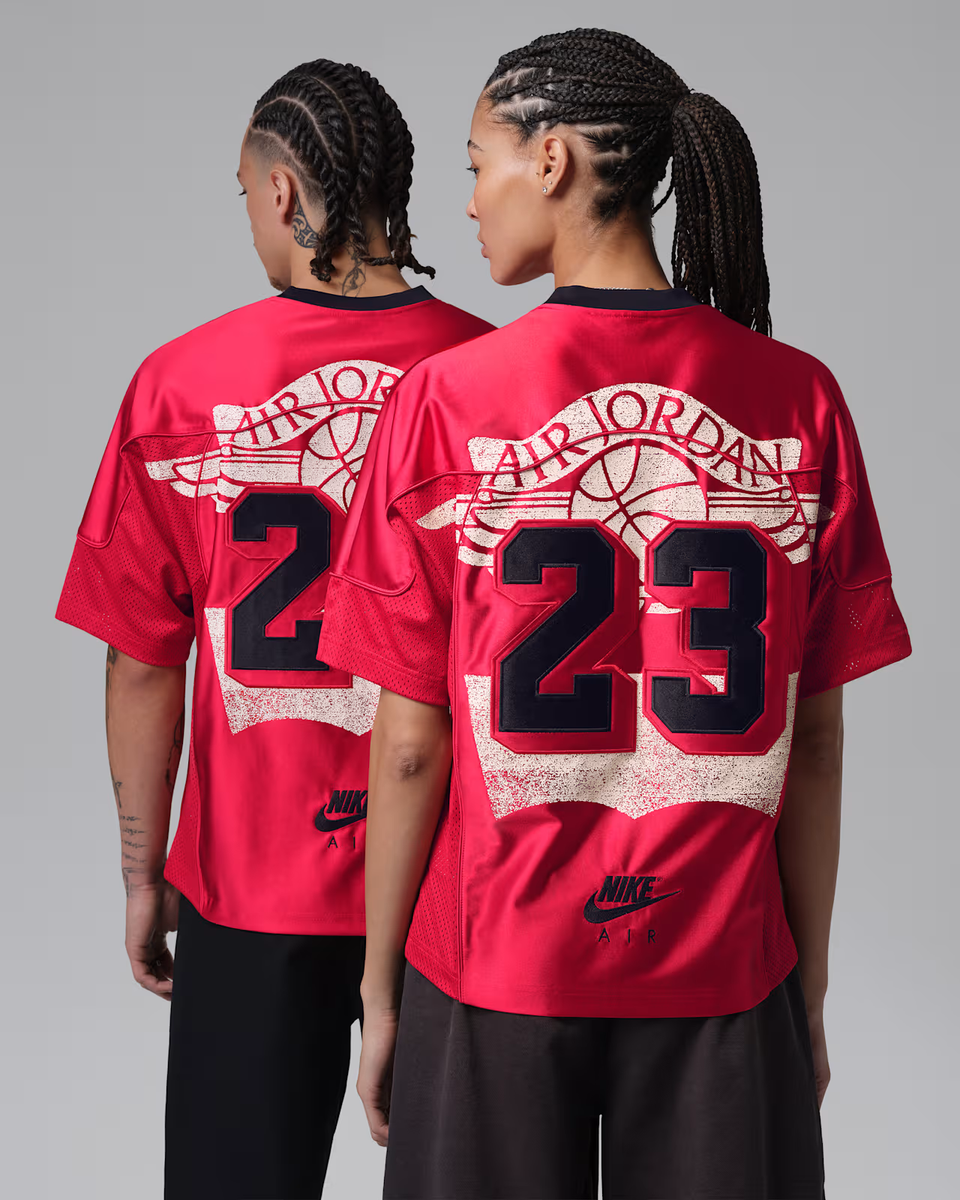 Nike Jordan × LEVI'S Red Jersey Tops Red Nike Jordan x Levi's Red Jersey all star LIMITED 2026 READY TO