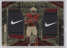 2019 Spectra Gold Prizm Laundry Tag Nike Swoosh 1/1 Hakeem Butler Patch s5j