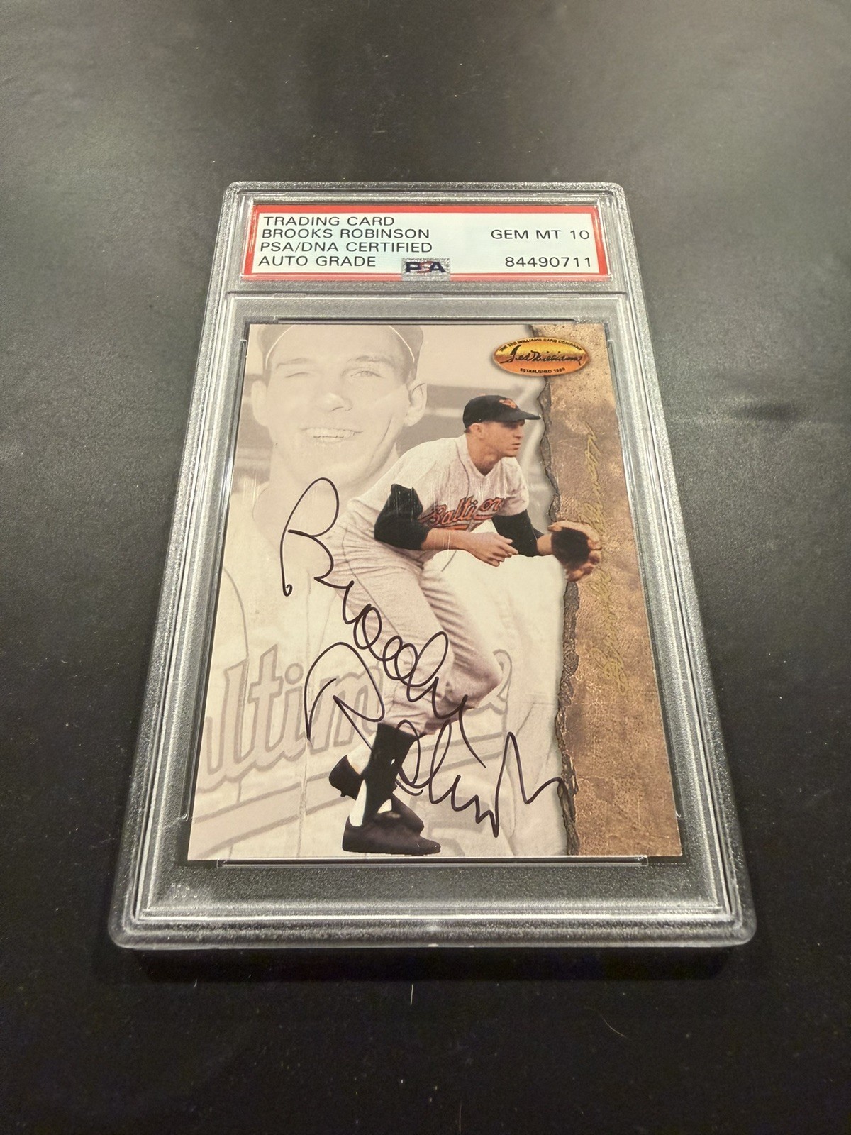 1994 The Ted Williams Trading Card Co. Brooks Robinson Auto PSA AUTH. PSA/DNA 10