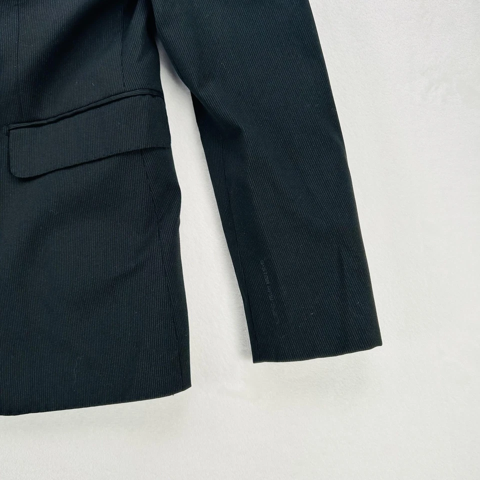 Blazer G-Star RAW Para Hombres Mediano Negro Rayas Traje Chaqueta Elastizado Moderno Oficina Foto 4 de 4