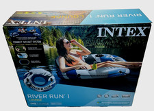 Intex River Run 1 Inflatable Water Float Lounge 53 Mesh Bottom Lake Pool NIB