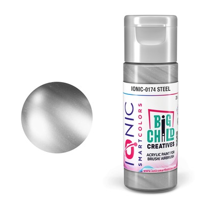 IONIC 0174 SMART COLORS: STEEL 20ml (by Big Child Creatives | AMMO)