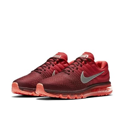 Nike Air Max 2017 Night Maroon Gym Red Running Shoes 849559-601 Men's Size 9-13