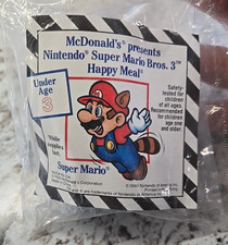 NINTENDO SUPER MARIO BROS. 3 MCDONALDS' HAPPY MEAL TOY FOR UNDER AGE 3--SEALED