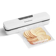 FoodSaver Compact Vacuum Sealer Easy Storage White Everyday Precut Bags